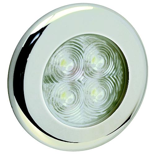 Seachoice Led Interior Courtesy Light With Both Chrome And White Bezels - 50-03111 - 50-03111F1